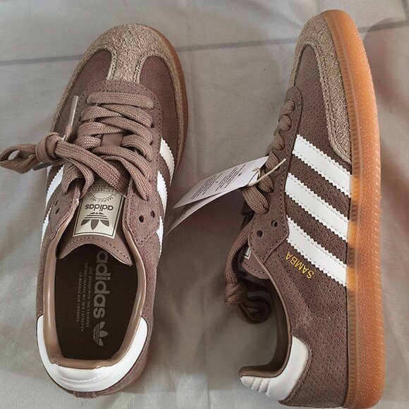 Adidas Shoes - Adidas Brown Low-Top Sneakers